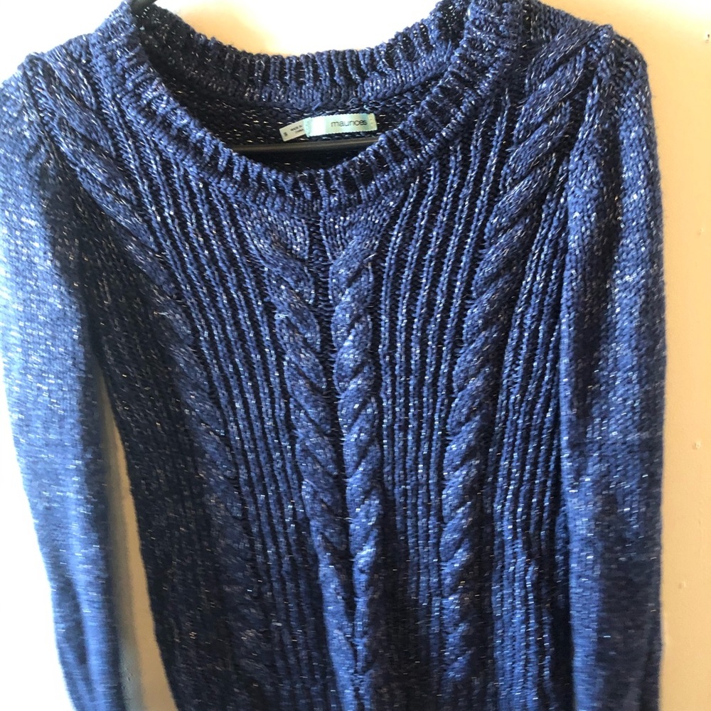 Blue sparkle Maurices Sweater.